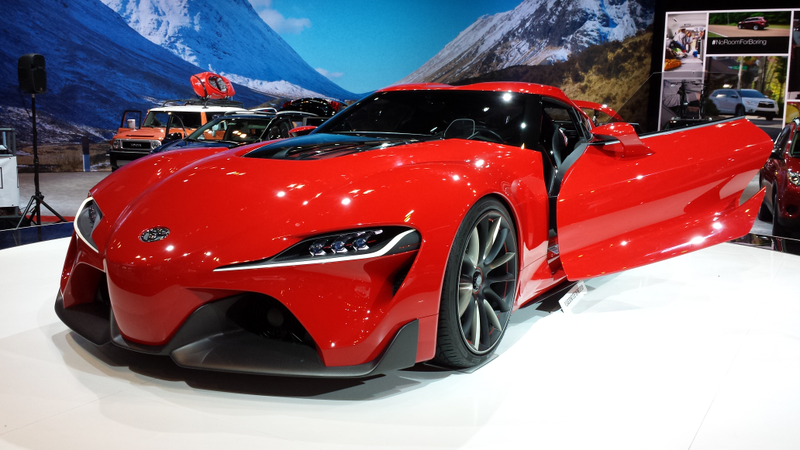 The FT-1 at the 2014 Chicago Auto Show. I can only hope the Supra will look half as good.